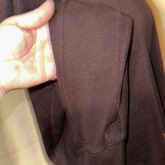 cozecore 2X for Old Navy Plum Wine Cropped Crewneck Fleece Pullover Sweatshirt - Picture 7 of 11